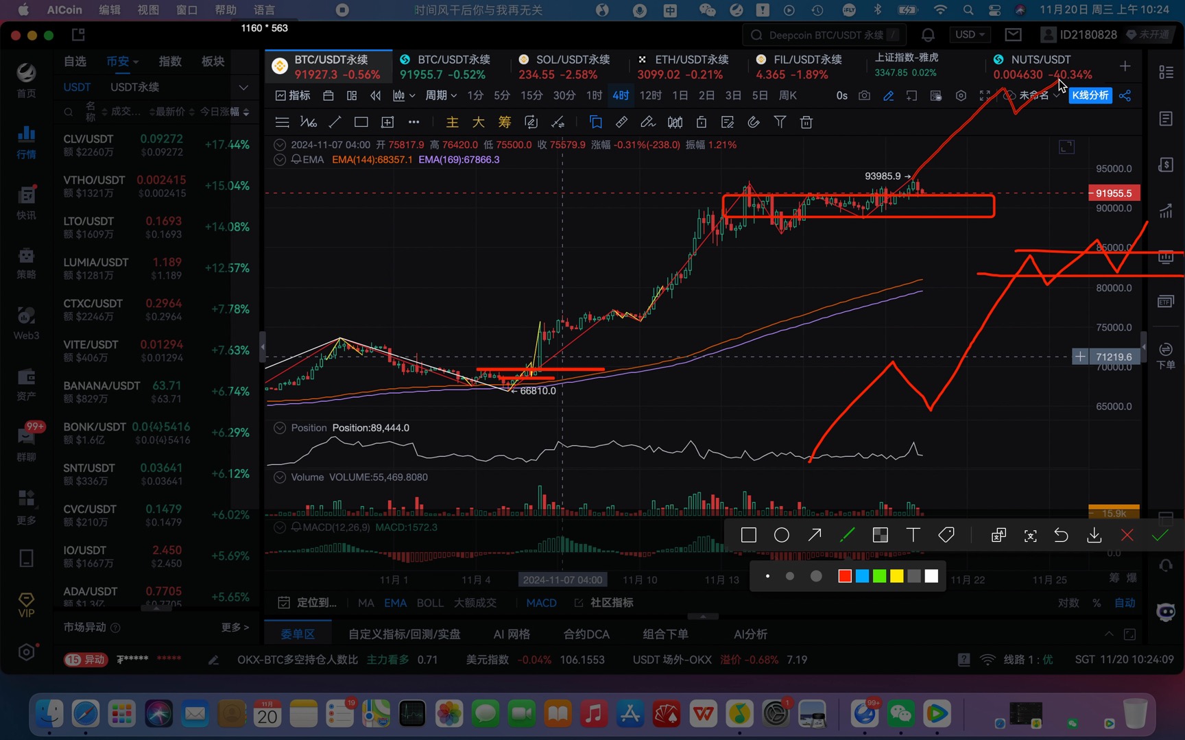 大饼期货行情走势/大饼 btc