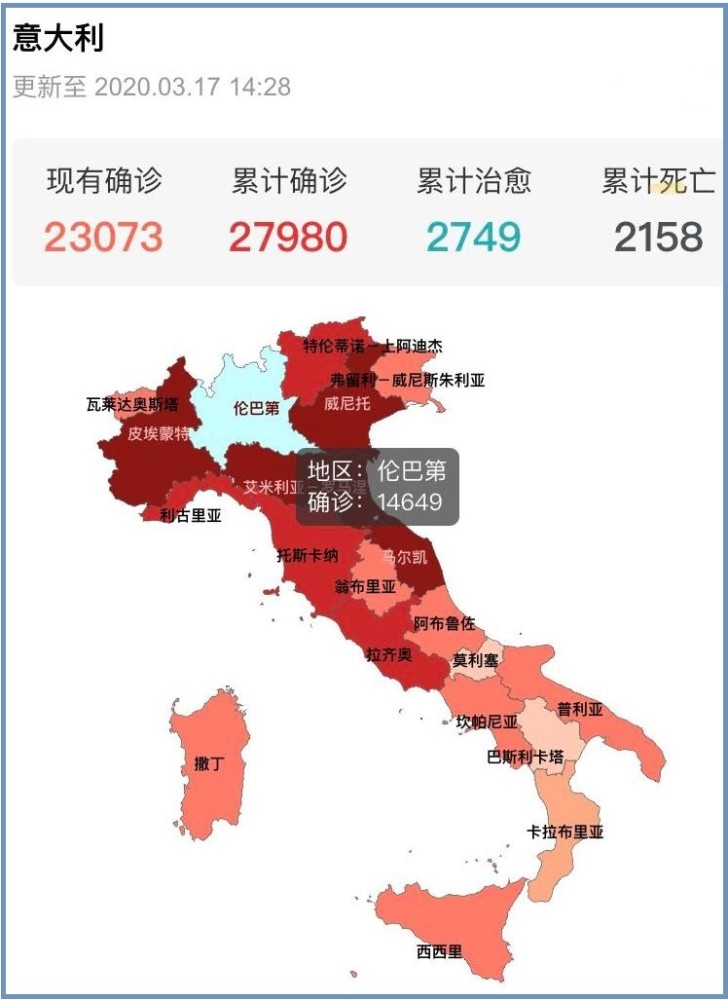 意大利疫情世界疫情:意大利疫情世界疫情最新消息