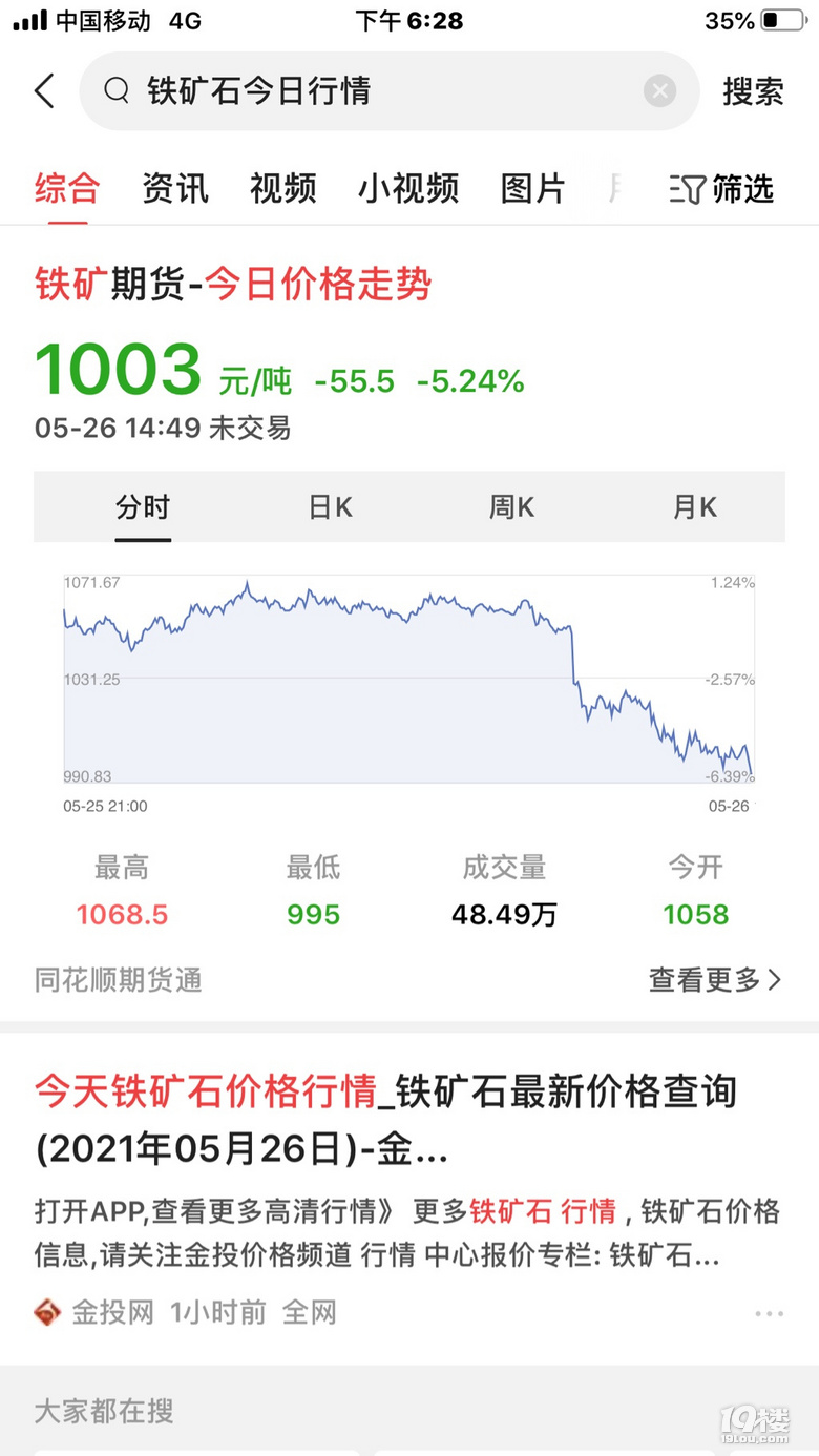 铁粉期货今日行情/铁粉价格最新走势