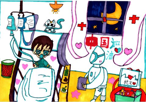 抗疫情的画/抗疫情的画有哪些